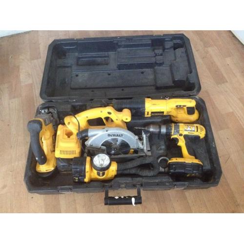 Dewalt saw & drill combi set