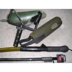 Carp fishing tackle items