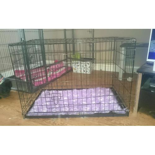 Large dog crate