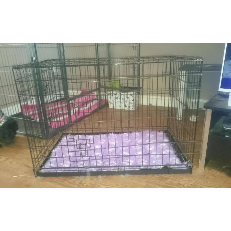 Large dog crate