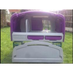 Omlet Purple Eglu Cube with 2m Run & Accessories