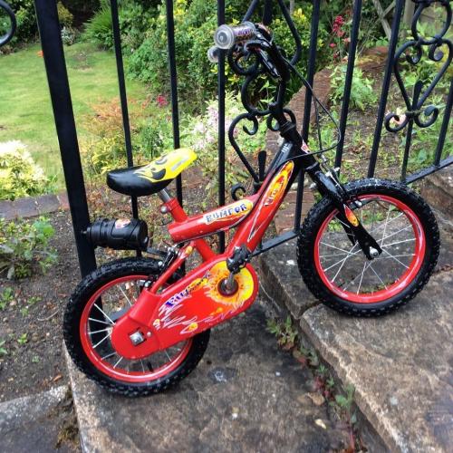 Children's 14" Bumper Fire Power Bike