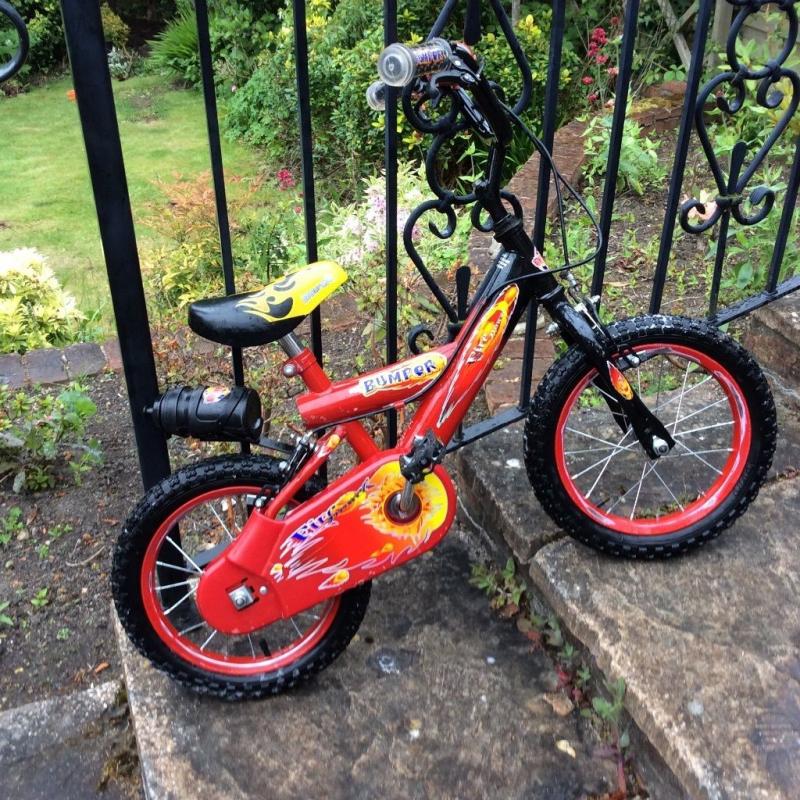 Children's 14" Bumper Fire Power Bike
