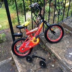 Children's 14" Bumper Fire Power Bike