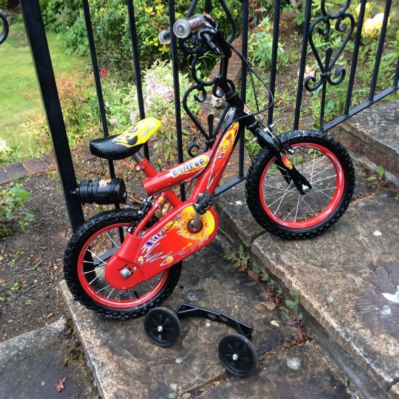 Children's 14" Bumper Fire Power Bike