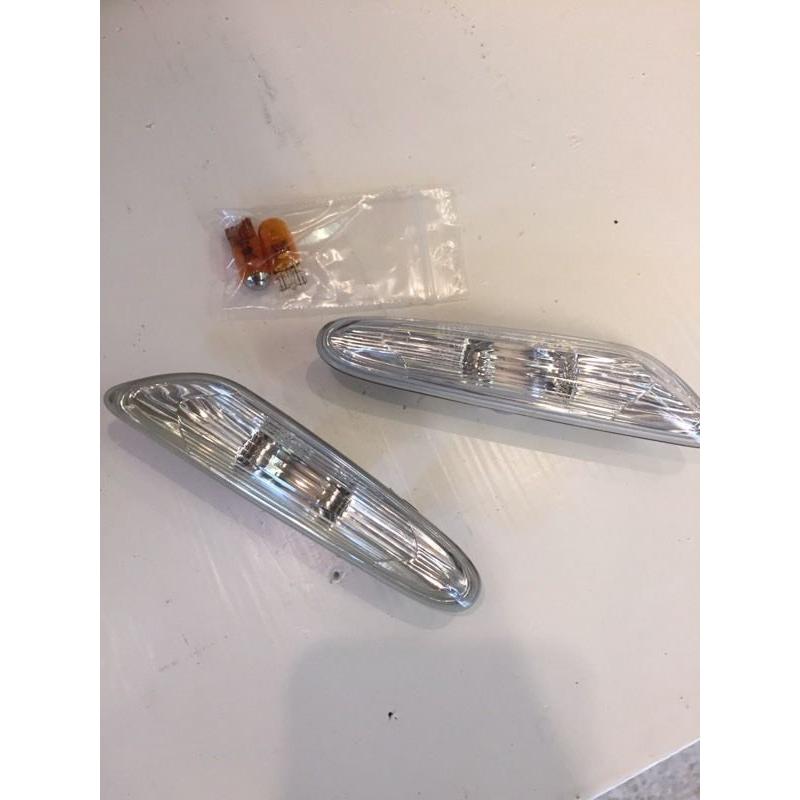BMW 3 series crystal side repeaters and bulbs
