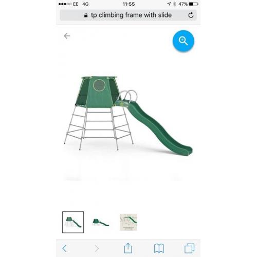 TP climbing frame and slide
