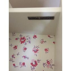 Two white wood Laura Ashley bedside tables. In excellent condition