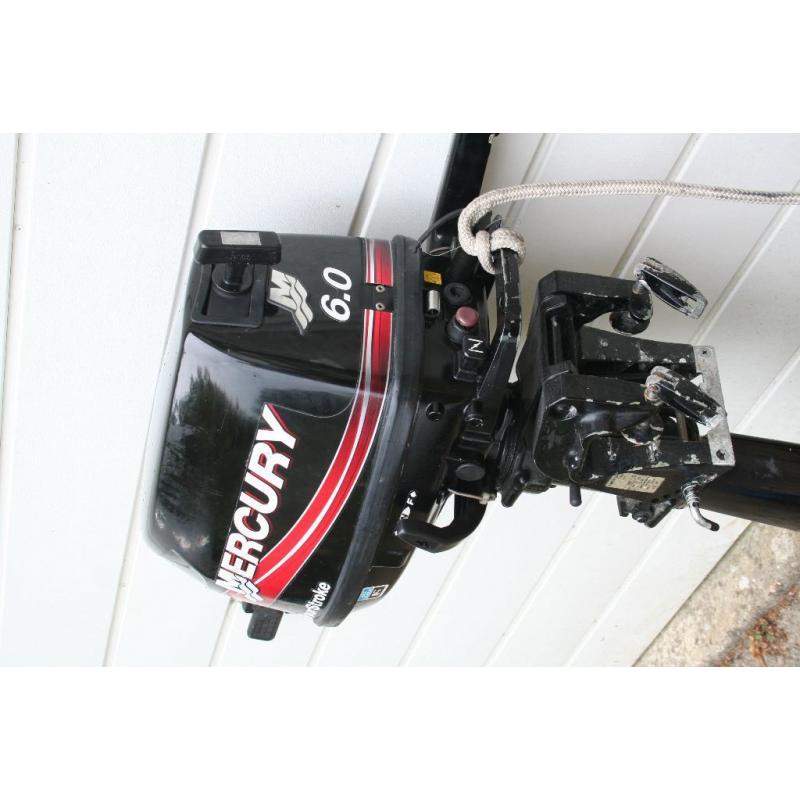 MERCURY 6 hp 4 Stroke Outboard Engine Motor Short Shaft - excellent condition