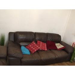 Leather couch