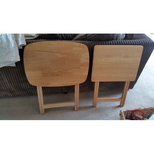 2 X FOLDING TABLES