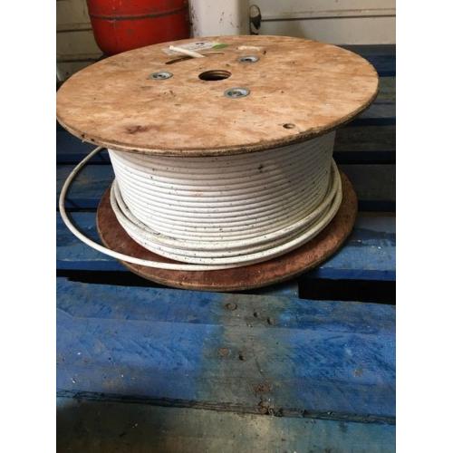 Part used spool of coax cable