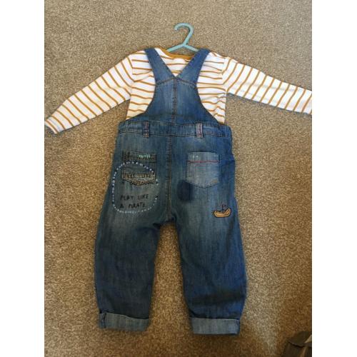 Baby boy Next dungarees