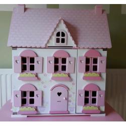 ELC Rosebud Dolls House (inc furniture and family)