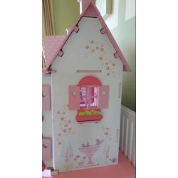 ELC Rosebud Dolls House (inc furniture and family)