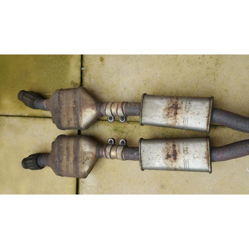 Audi s4 exhaust 4.2 v8