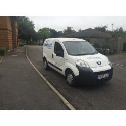 Peugeot bipper s hdi 1.4 diesel van, 2010 model 155k, excellent condition, long mot