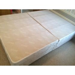 Double divan bed with 4 drawers