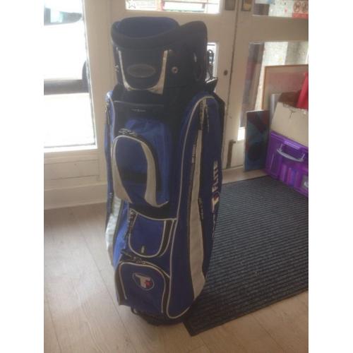 Golfing. Carrier