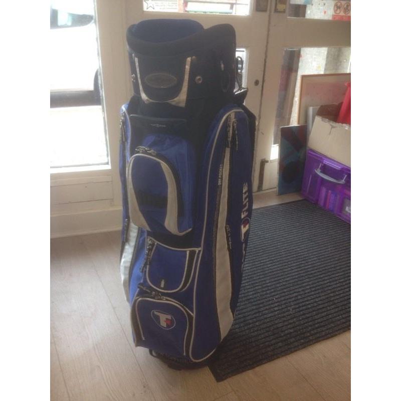 Golfing. Carrier