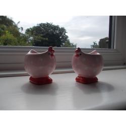 WHITTARDS PAIR OF CHICK EGG CUPS