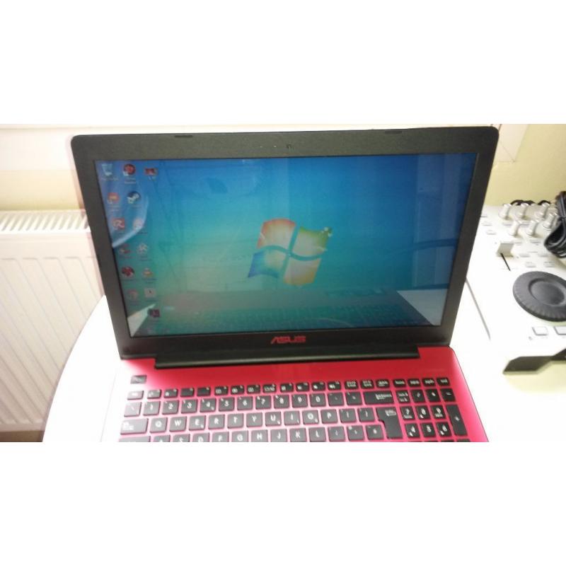 Asus X553 15.6" Laptop Intel Pentium N3540 4G 1TB - Win 7 - Red