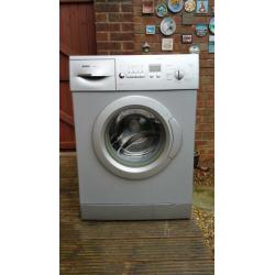 For Sale Bosch Silver 1400 spin speed washing machine.