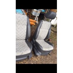 NEW SHAPE VOLKSWAGEN CADDY FRONT SEATS EXCELLENT CONDITION