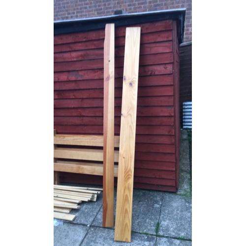 Single pine bed