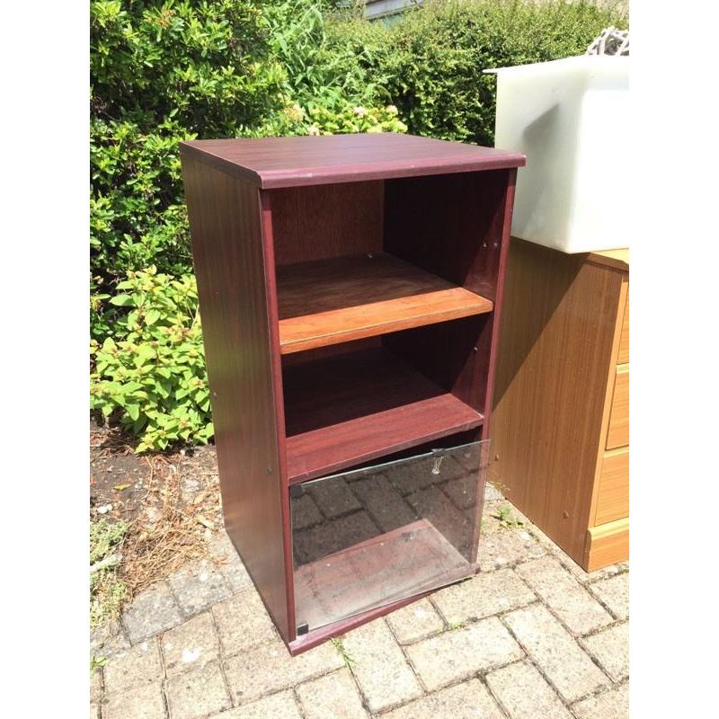 Small wooden storage unit