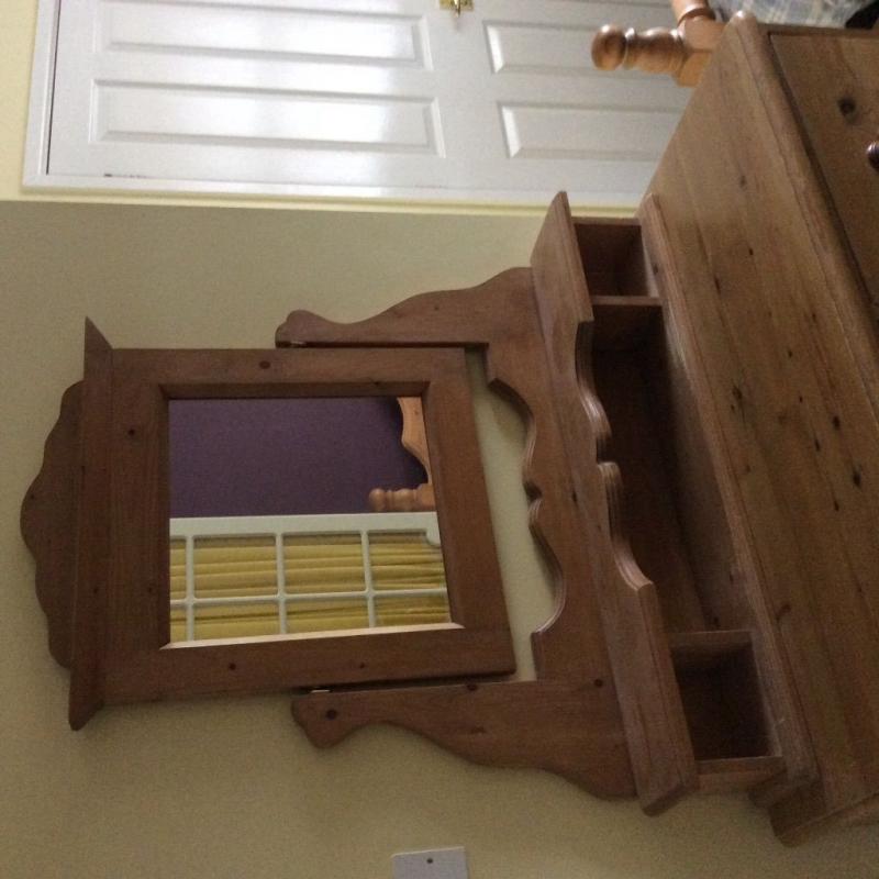 Chest of Drawers and Mirror