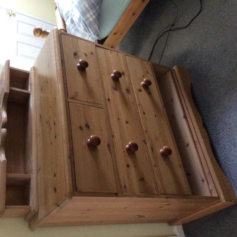 Chest of Drawers and Mirror