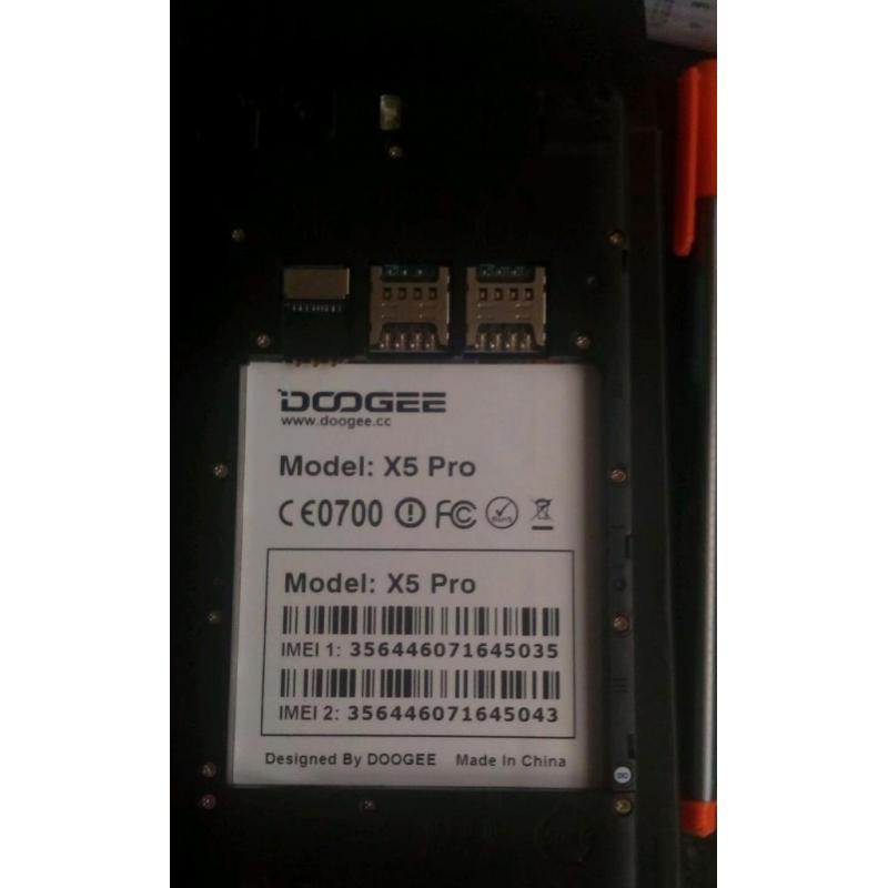 Doogee x5 pro smart phone
