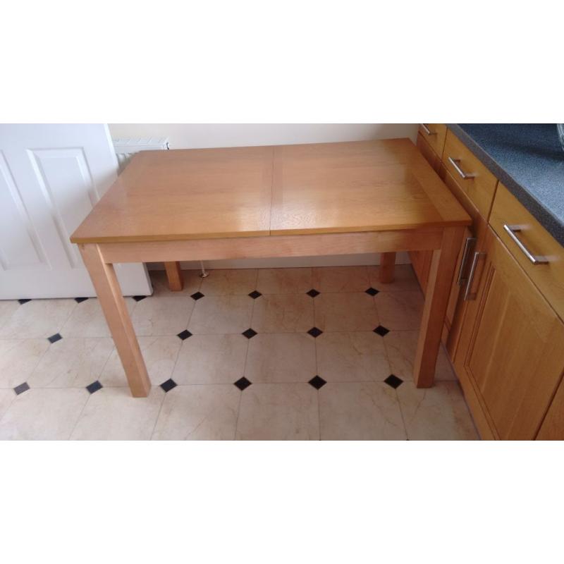Dining table and chairs