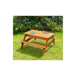 Childrens wooden picnic table /sand & water brand new