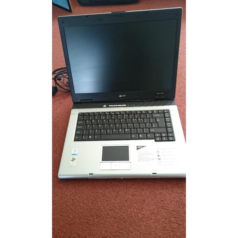 Laptop *REDUCED* Acer Aspire 3613WLMi 60GB Hard Drive, 1.5GB Memory, Charger. For Spares And Repairs