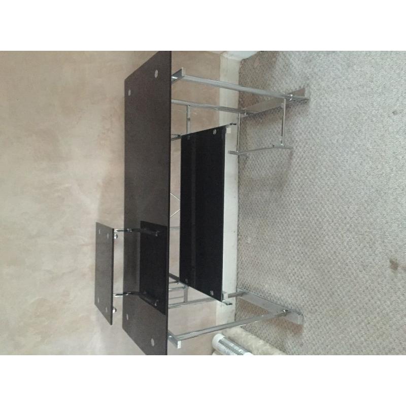 Black gloss desk for living room