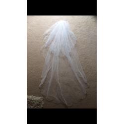 Swarovski crystal veil