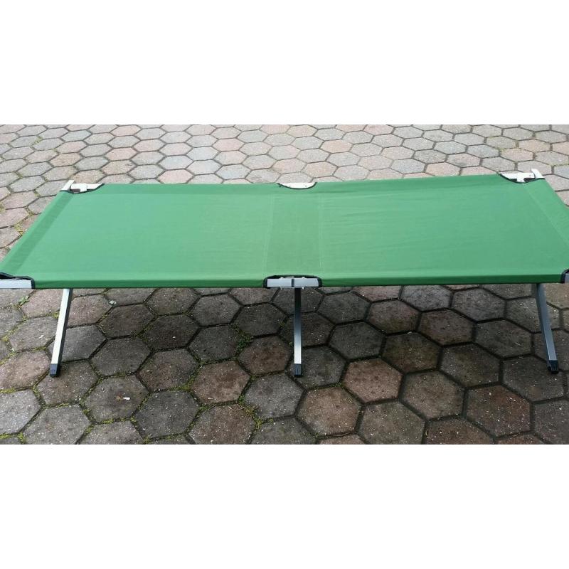 2x camping beds metal framed vgc