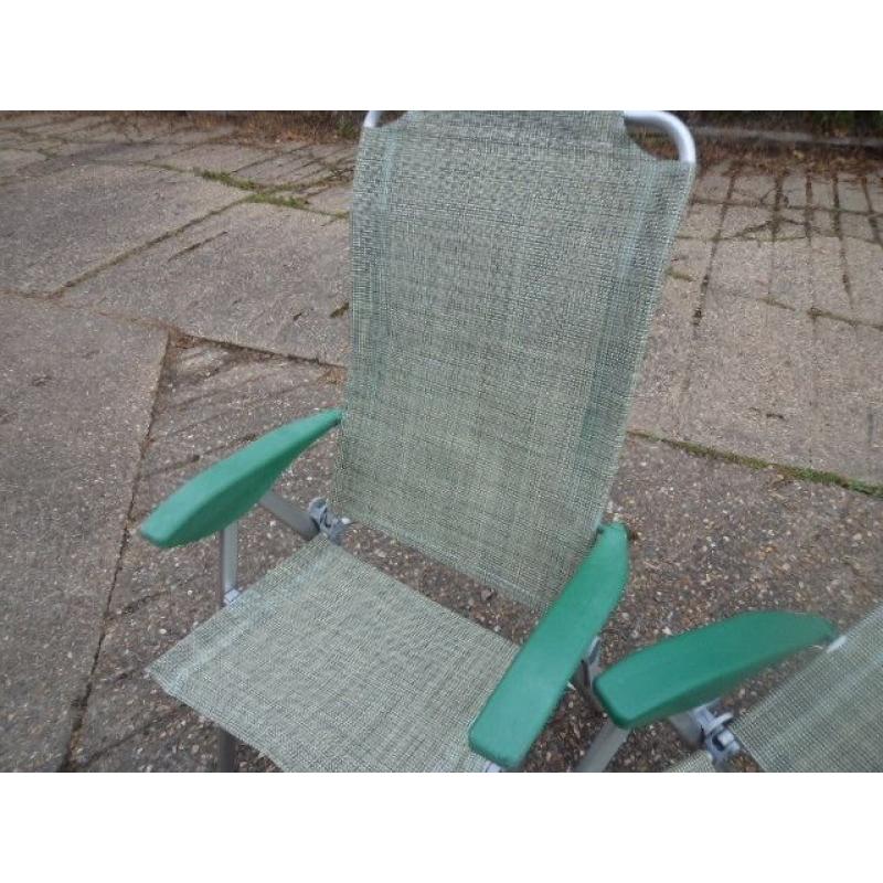 LIGHTWEIGHT ALUMINIUM ADJUSTABLE CHAIRS