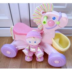 Fisher-Price Musical Pony - Fisher Price Doll.