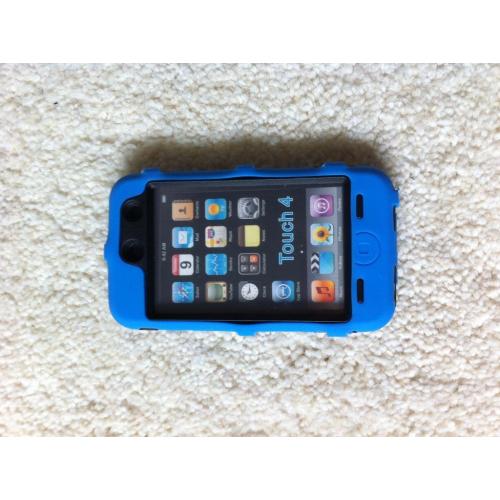 Blue Silicone IPod touch 4 case