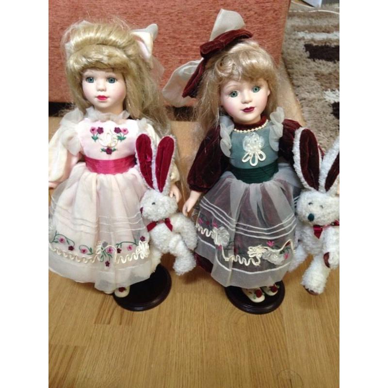 Genuine porcelain dolls
