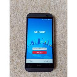 Used HTC One M8 Grey 16gb unlocked mobile phone