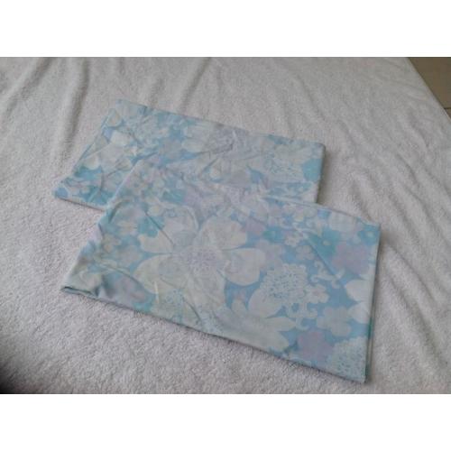 Two vintage pillowcases