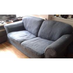 NEEDS TO BE GONE TODAY blue double sofa bed