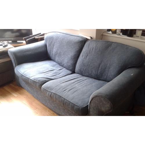 NEEDS TO BE GONE TODAY blue double sofa bed