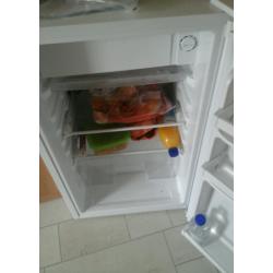 Small fridge with ice compartment