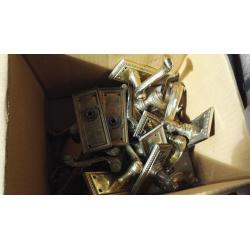Victorian Style Heavy Brass Door Handles