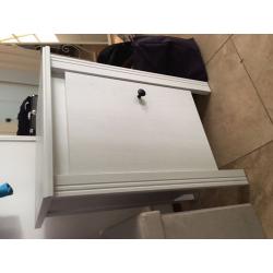 4 IKEA BRUSALI BEDSIDE TABLES - LESS THAN 8 MONTHS OLD